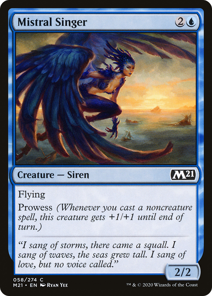 {C} Mistral Singer [Core Set 2021][M21 058]