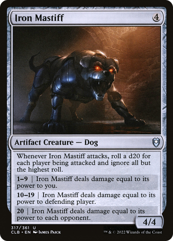 {C} Iron Mastiff [Commander Legends: Battle for Baldur's Gate][CLB 317]