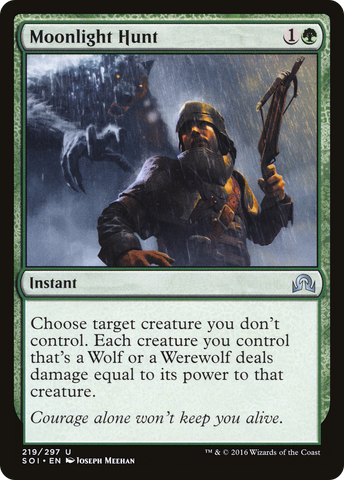 {C} Moonlight Hunt [Shadows over Innistrad][SOI 219]