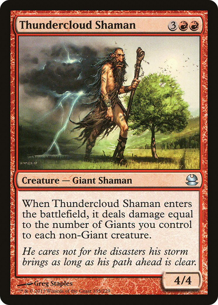 {C} Thundercloud Shaman [Modern Masters][MMA 135]