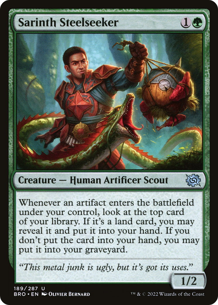 {C} Sarinth Steelseeker [The Brothers' War][BRO 189]