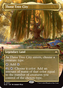 {@R} Three Tree City (Borderless) (0337) [Bloomburrow][BLB 337]