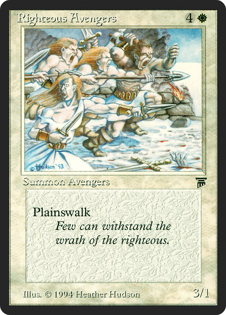 {C} Righteous Avengers [Legends][LEG 034]