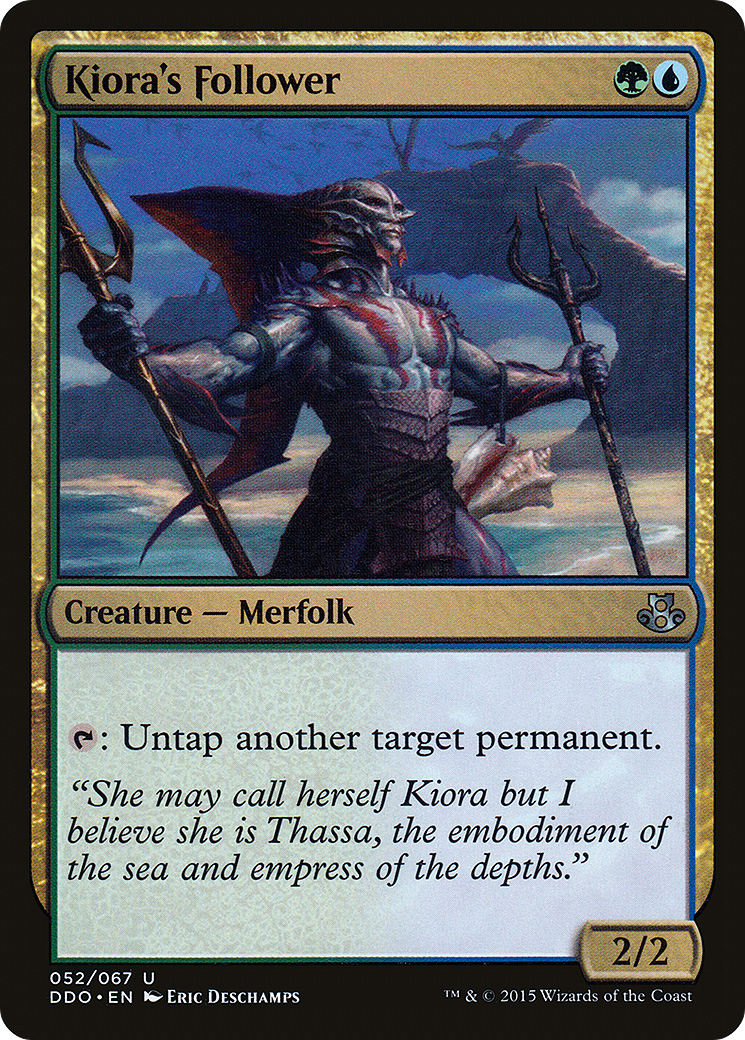 {C} Kiora's Follower [Duel Decks: Elspeth vs. Kiora][DDO 052]