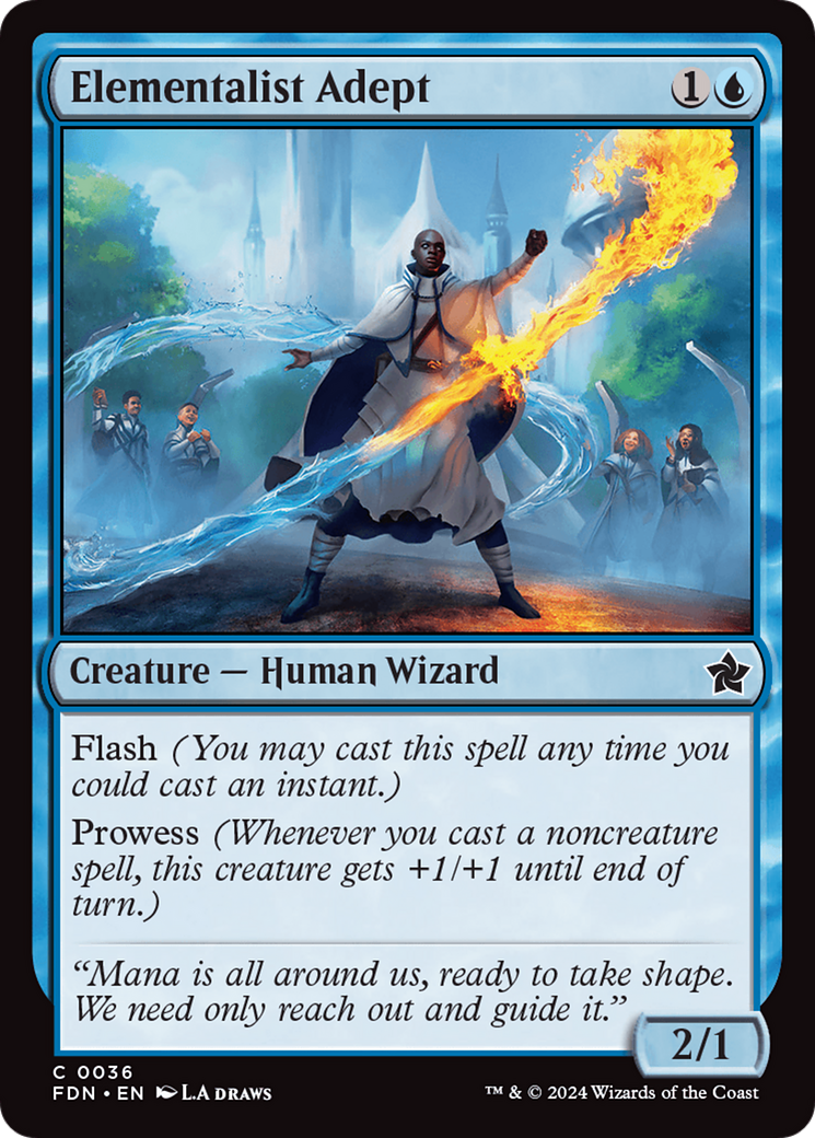 {@C} Elementalist Adept [Foundations][FDN 036]