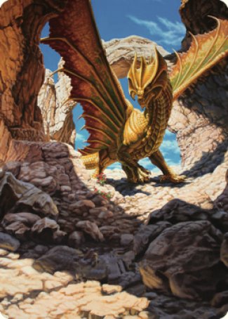 {A} Ancient Brass Dragon Art Card (02) [Commander Legends: Battle for Baldur's Gate Art Series][ACLB 002]