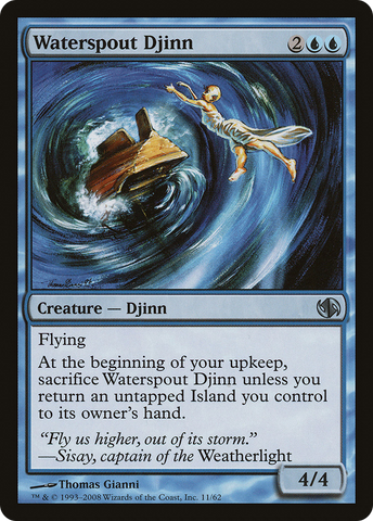 {C} Waterspout Djinn [Duel Decks: Jace vs. Chandra][DDB 011]