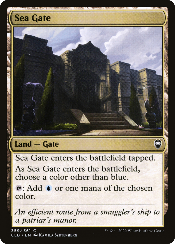 {C} Sea Gate [Commander Legends: Battle for Baldur's Gate][CLB 359]