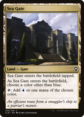 {C} Sea Gate [Commander Legends: Battle for Baldur's Gate][CLB 359]