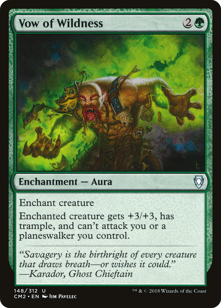 {C} Vow of Wildness [Commander Anthology Volume II][CM2 148]