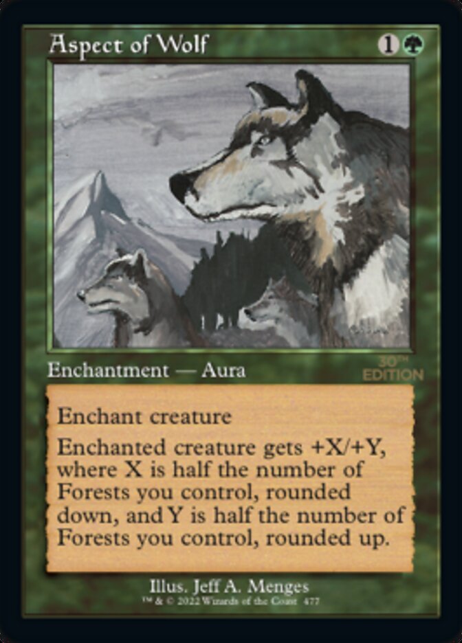 {R} Aspect of Wolf (Retro) [30th Anniversary Edition][30A 477]
