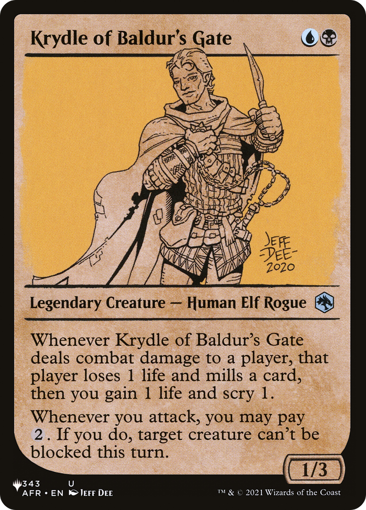 Krydle of Baldur's Gate [LIST AFR-343] : (Showcase)