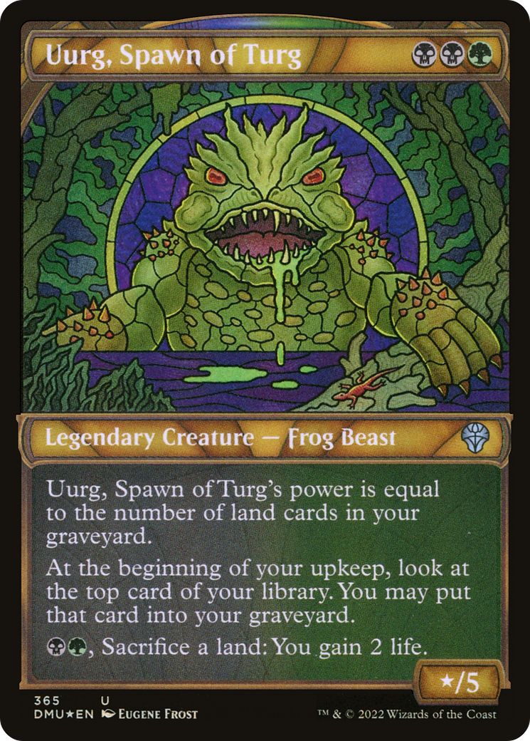 {C} Uurg, Spawn of Turg (Showcase Textured) [Dominaria United][DMU 365]