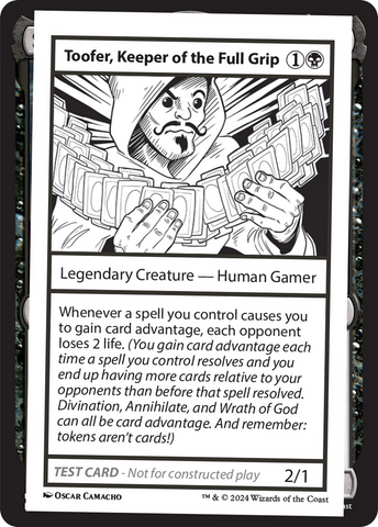 {C} Toofer, Keeper of the Full Grip [Mystery Booster 2 Playtest Cards][MB2 PLAYTEST]