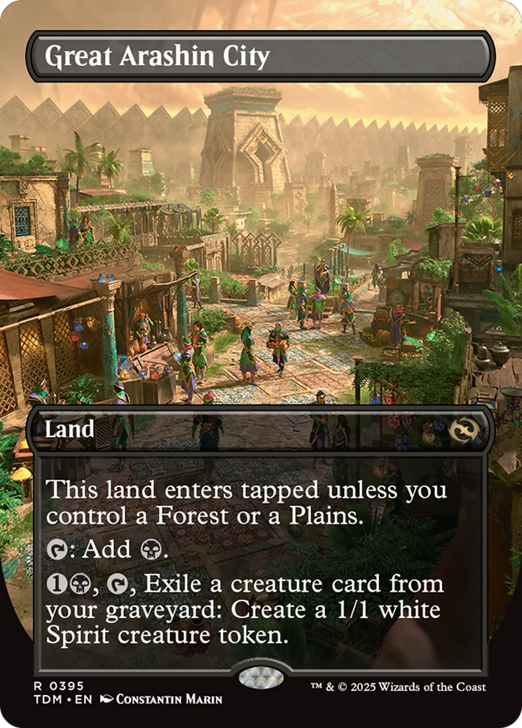 {@R} Great Arashin City (Borderless) [Tarkir: Dragonstorm][TDM 395]