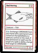 {R} Red Herring (2021 Edition) [Mystery Booster Playtest Cards][CMB1 062]