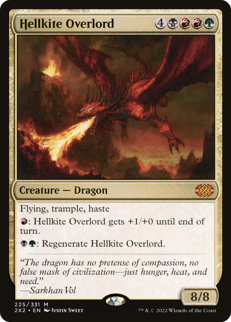 {R} Hellkite Overlord [Double Masters 2022][2X2 225]