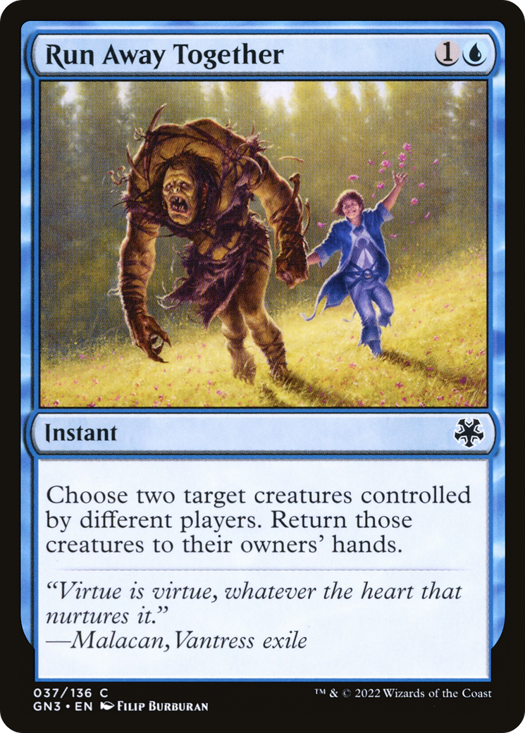 {C} Run Away Together [Game Night 2022][GN3 037]