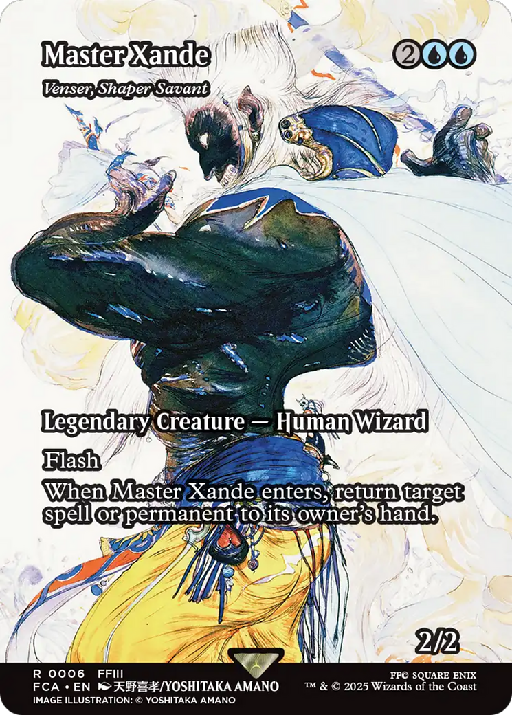 {R} Venser, Shaper Savant - Master Xande (Showcase) [FINAL FANTASY : Through the Ages][FCA 006]