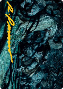 {A} Unnatural Moonrise Art Card (Gold-Stamped Signature) [Innistrad: Midnight Hunt Art Series][GS AMID 070]