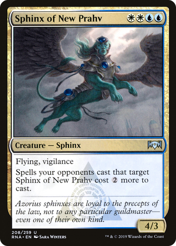 {C} Sphinx of New Prahv [Ravnica Allegiance][RNA 208]