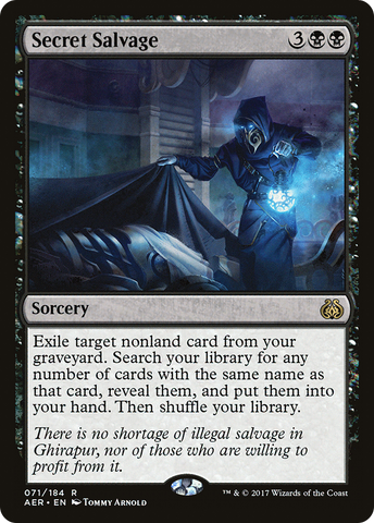 {R} Secret Salvage [Aether Revolt][AER 071]