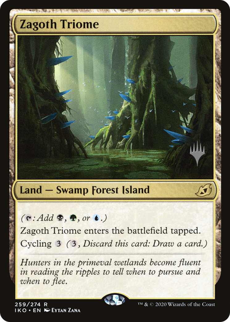{R} Zagoth Triome (Promo Pack) [Ikoria: Lair of Behemoths Promos][PP IKO 259] - Misty Mountain Games