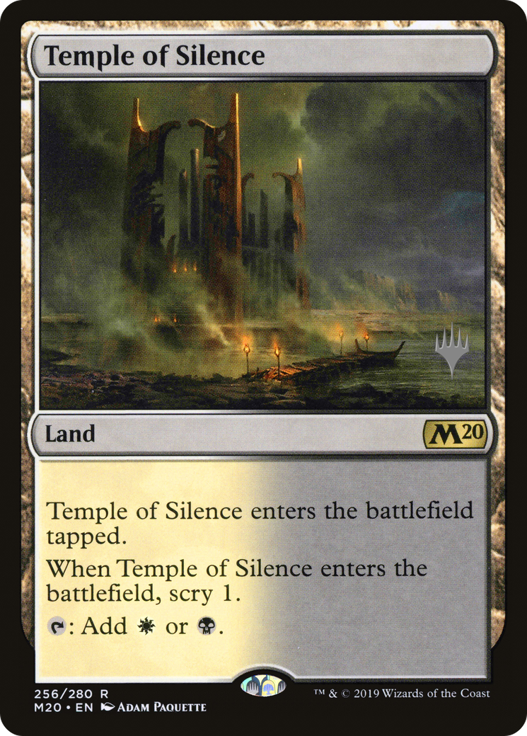 {R} Temple of Silence (Promo Pack) [Core Set 2020 Promos][PP M20 256]