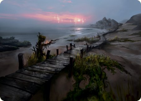 {A} Deserted Beach Art Card [Innistrad: Midnight Hunt Art Series][AMID 071]