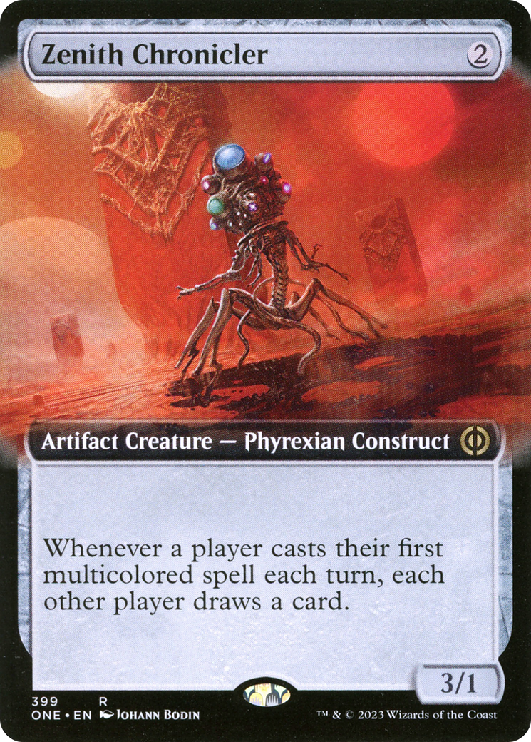 {R} Zenith Chronicler (Extended Art) [Phyrexia: All Will Be One][ONE 399]
