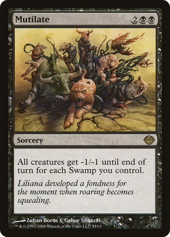 {R} Mutilate [Duel Decks: Garruk vs. Liliana][DDD 055]