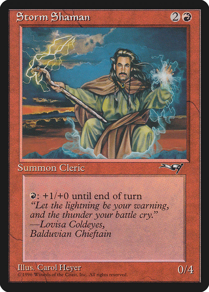 {C} Storm Shaman (Male) [Alliances][ALL 81A]