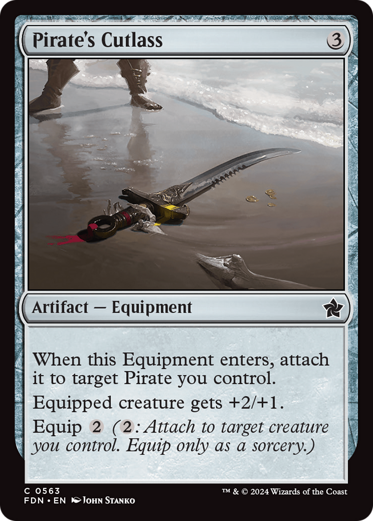 {@C} Pirate's Cutlass [Foundations][FDN 563]