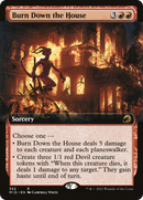{R} Burn Down the House (Extended Art) [Innistrad: Midnight Hunt][MID 352]