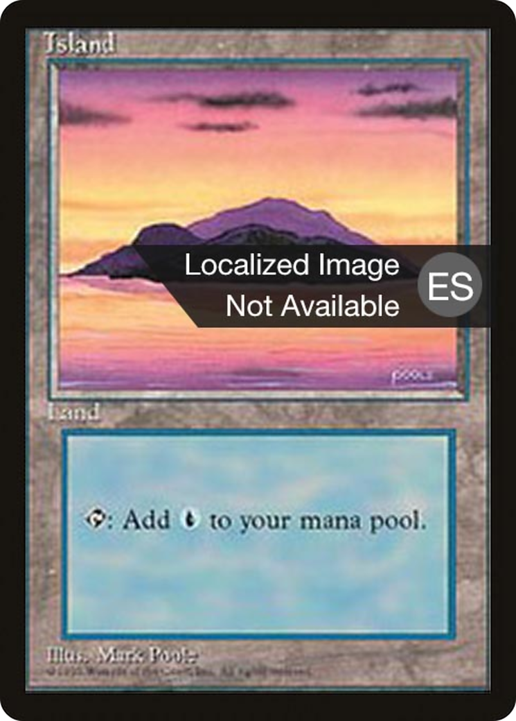 {B}[FBB 4ED 367] Island (A) [Fourth Edition (Foreign Black Border)]