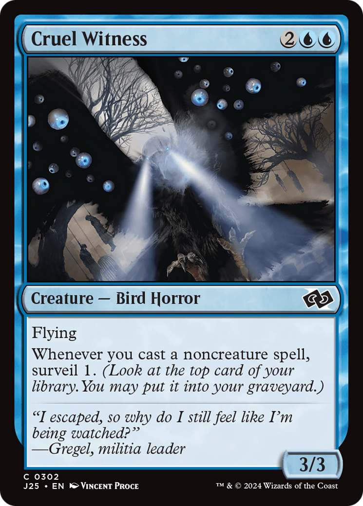 {C} Cruel Witness [Foundations Jumpstart][J25 302]