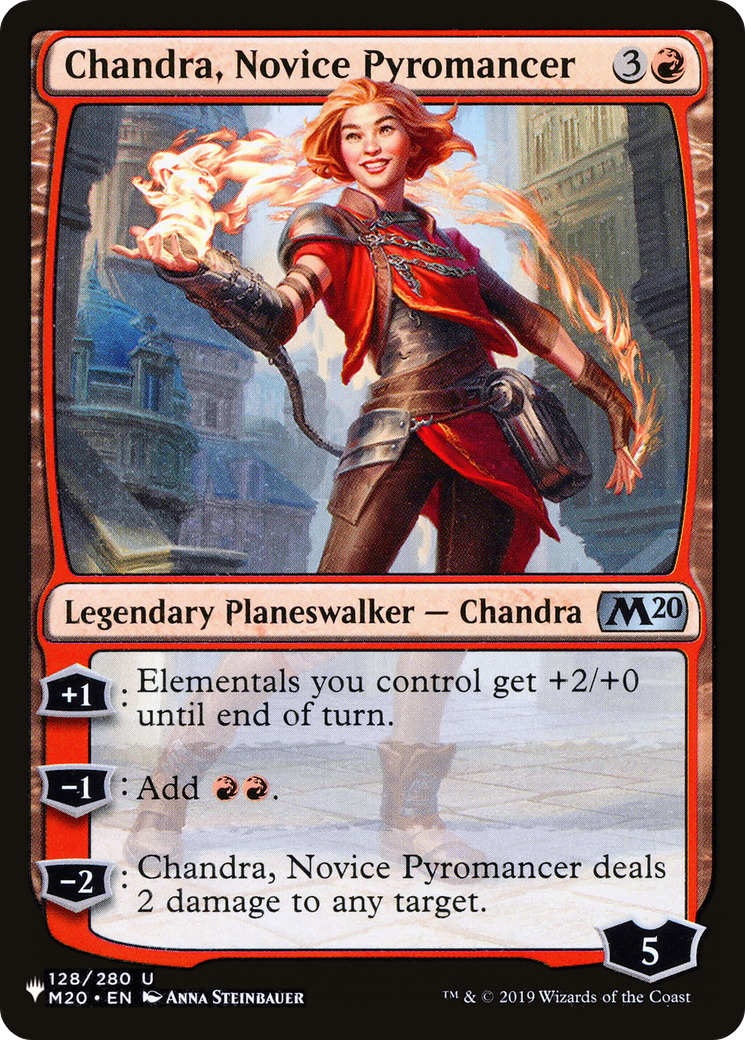 Chandra, Novice Pyromancer [LIST 128/280]