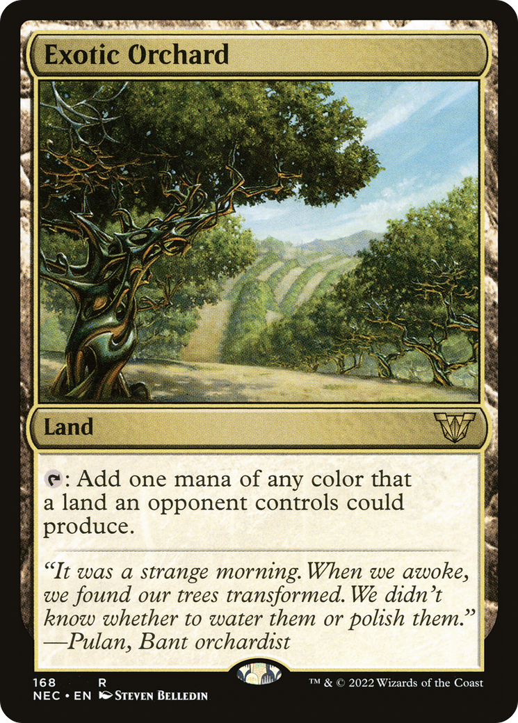 {R} Exotic Orchard [Kamigawa: Neon Dynasty Commander][NEC 168]