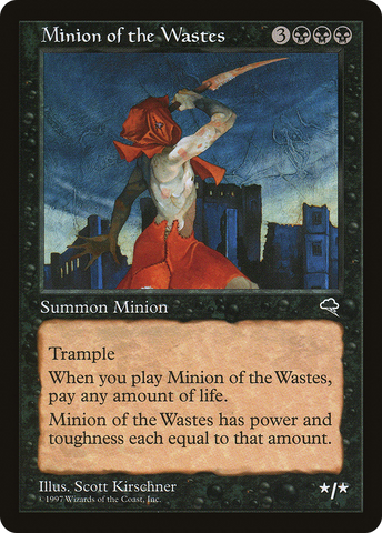 {R} Minion of the Wastes [Tempest][TMP 146]
