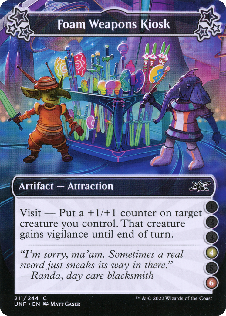 {C} Foam Weapons Kiosk (4-6) [Unfinity][UNF 211]