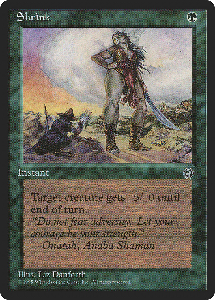 {C} Shrink (Onatah Flavor Text) [Homelands][HML 97B]