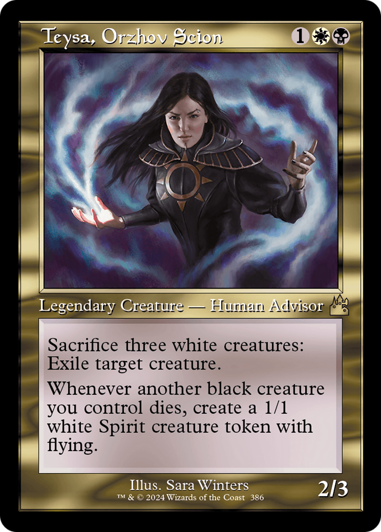 {R} Teysa, Orzhov Scion (Retro Frame) [Ravnica Remastered][RVR 386]