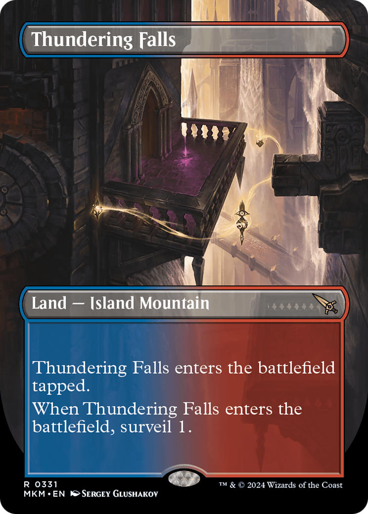 {@R} Thundering Falls (Borderless) [Murders at Karlov Manor][MKM 331]