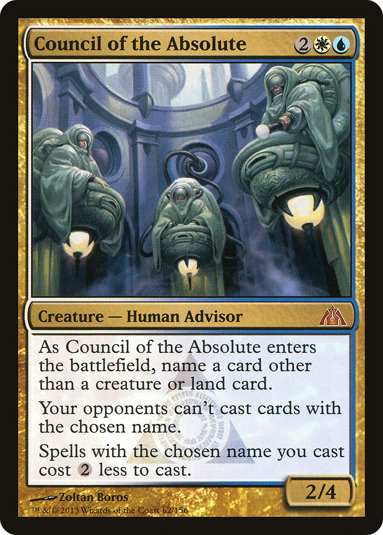 {R} Council of the Absolute [Dragon's Maze][DGM 062]