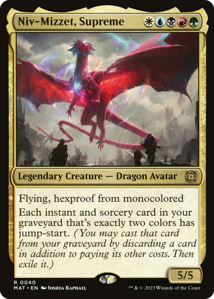 {R} Niv-Mizzet, Supreme [March of the Machine: The Aftermath][MAT 040]