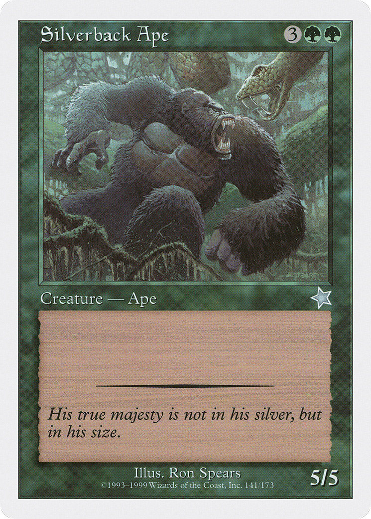 {C} Silverback Ape [Starter 1999][S99 141]