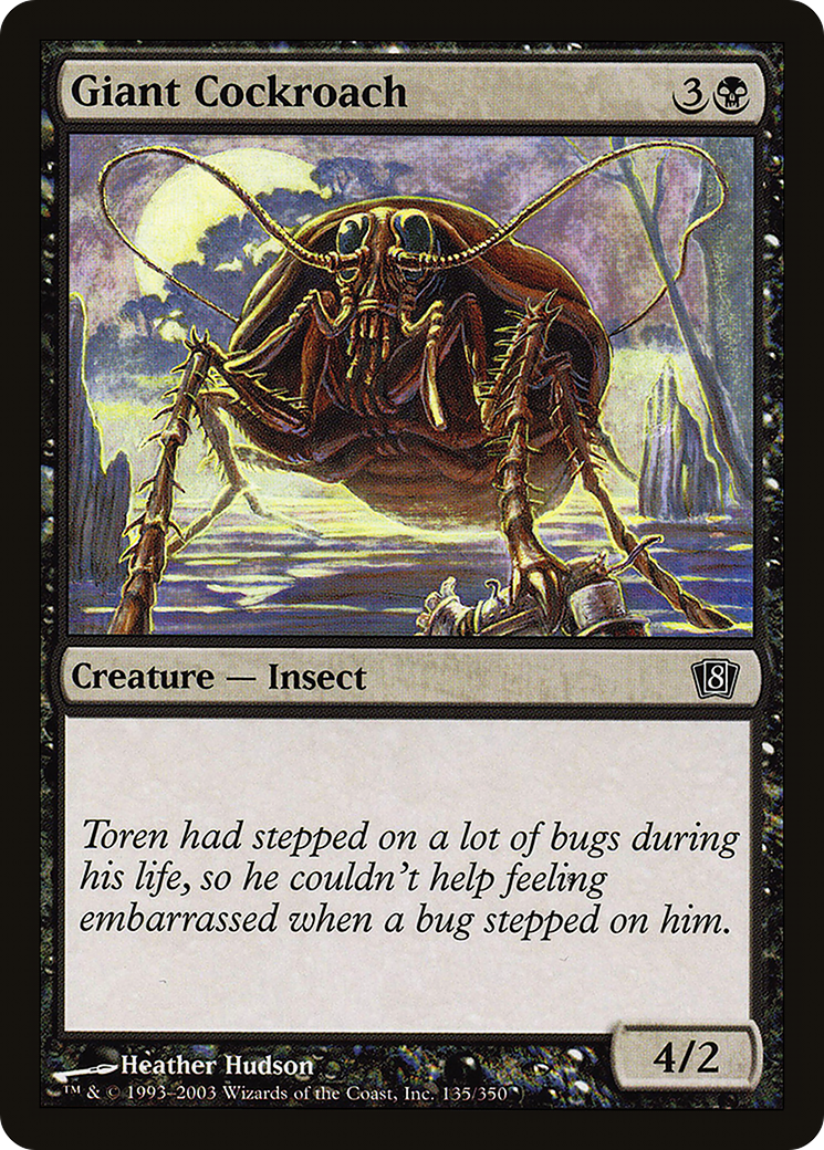 {C} Giant Cockroach [Eighth Edition][8ED 135]