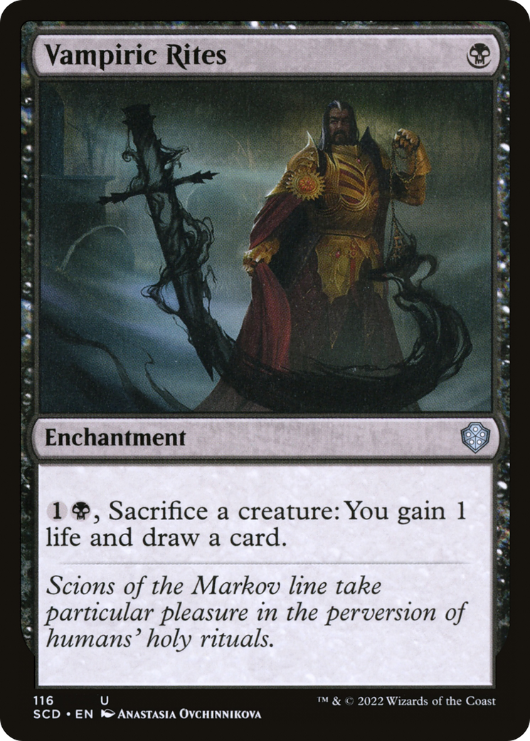 {C} Vampiric Rites [Starter Commander Decks][SCD 116]