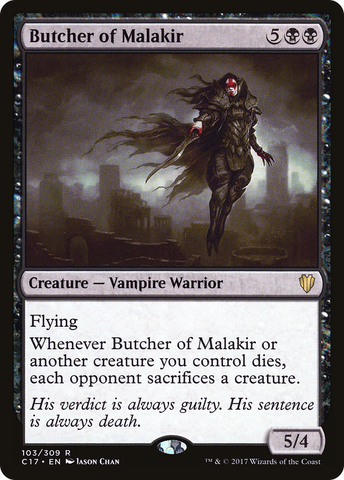 {R} Butcher of Malakir [Commander 2017][C17 103]