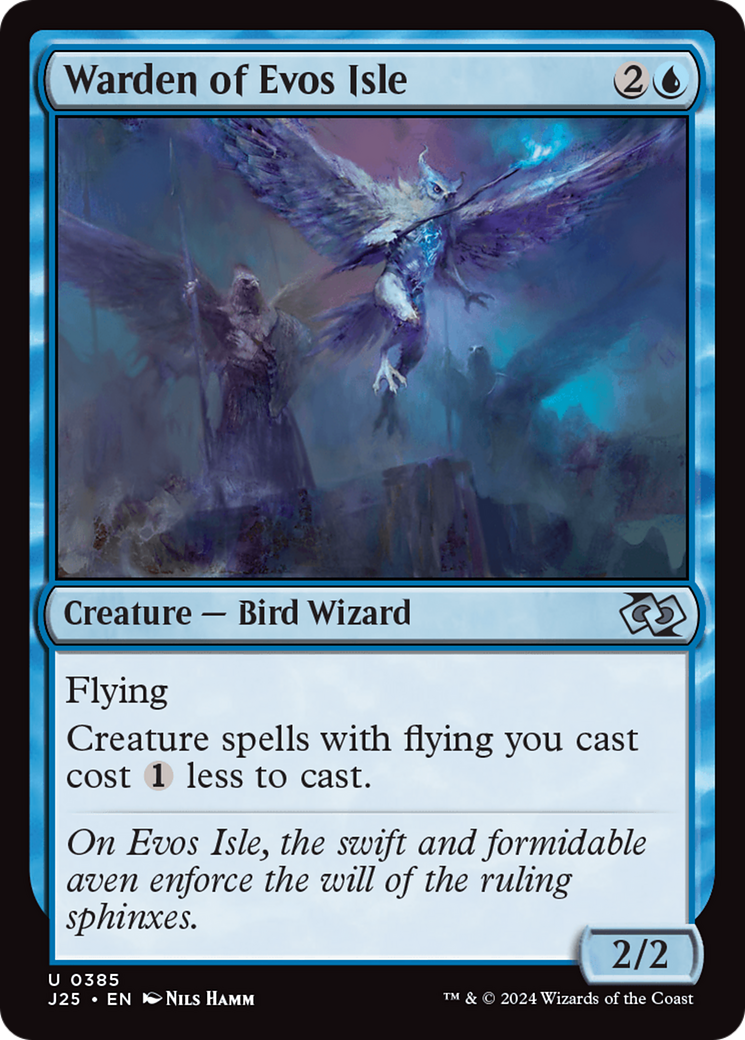 {C} Warden of Evos Isle [Foundations Jumpstart][J25 385]